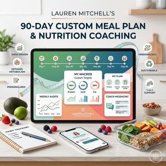 90-Day Custom Meal Plan & Nutrition Coaching